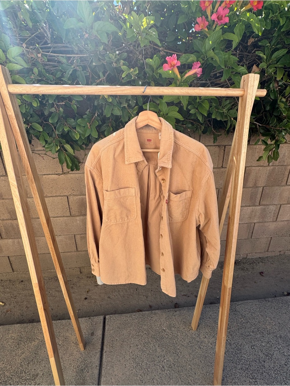 Levi's Light Tan Corduroy Shacket